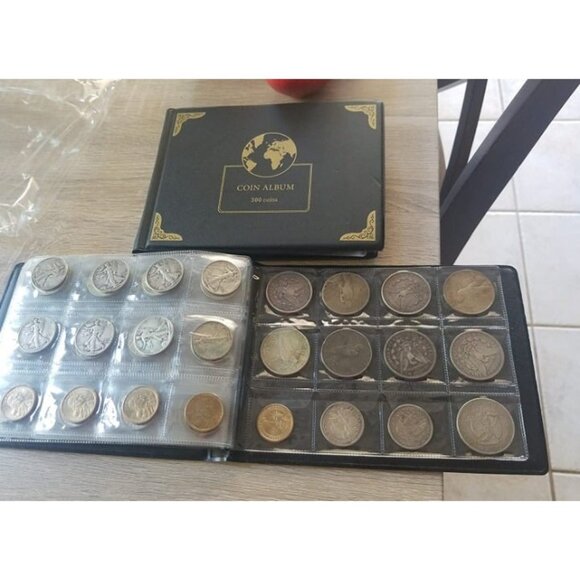 New Coin Collection Supplies Holder Book for Collectors, 300 Pockets Coin - Picture 1 of 2